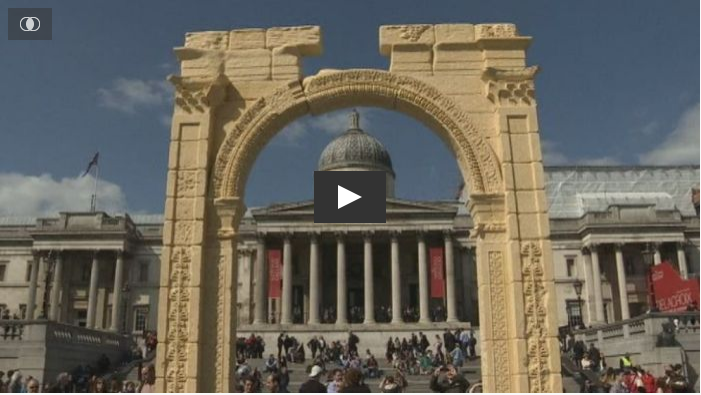 VIDEO: Replica of Palmyra Triumphal Arch carved using 3D modelling (ABC News)
